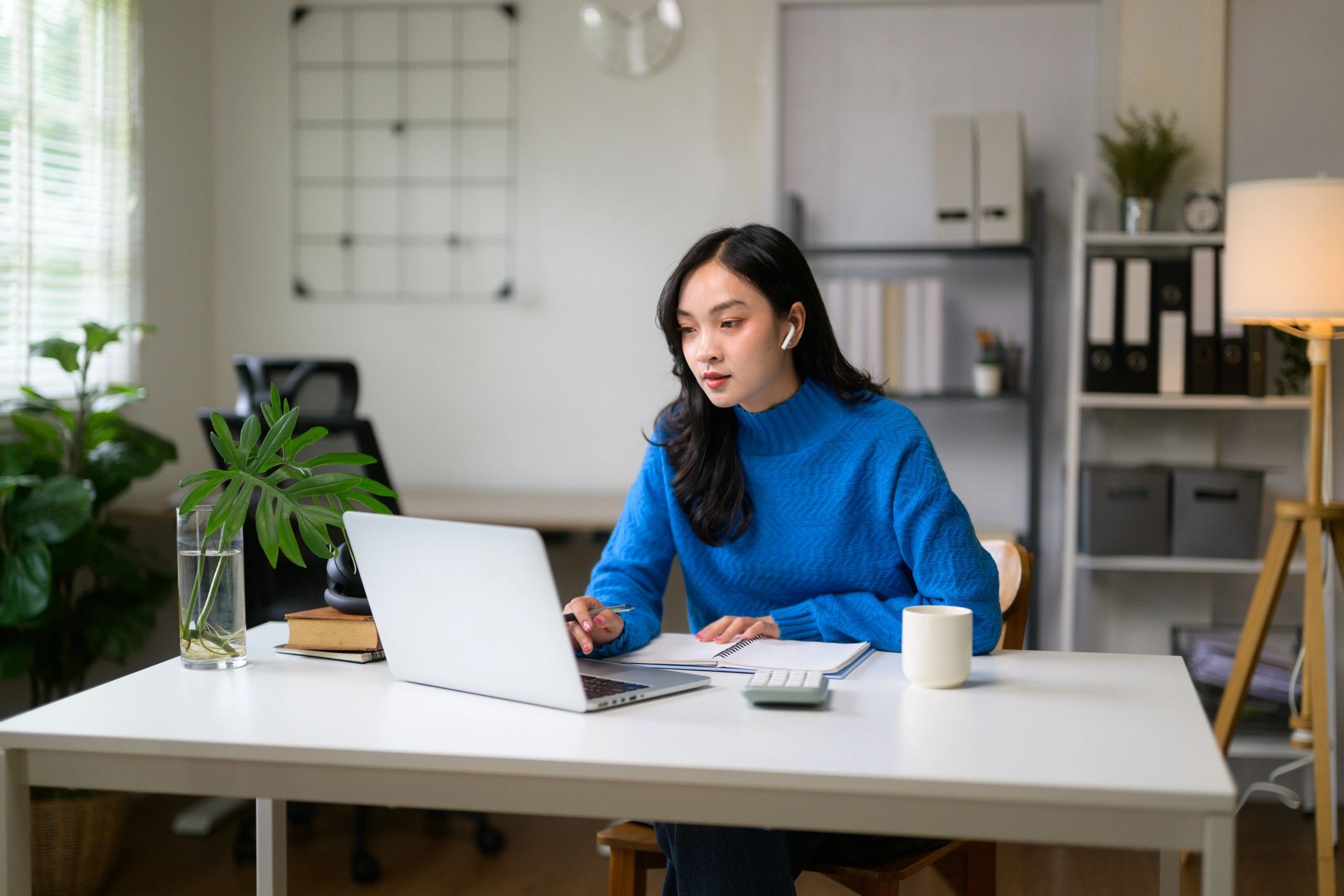 modern home office desk technology