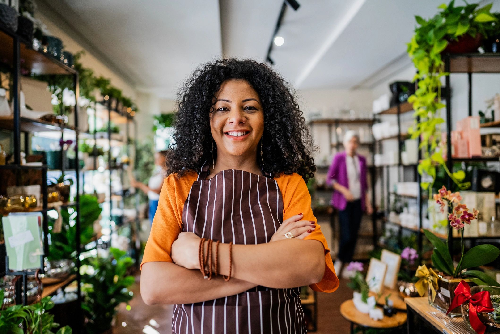 Portrait of small business owner